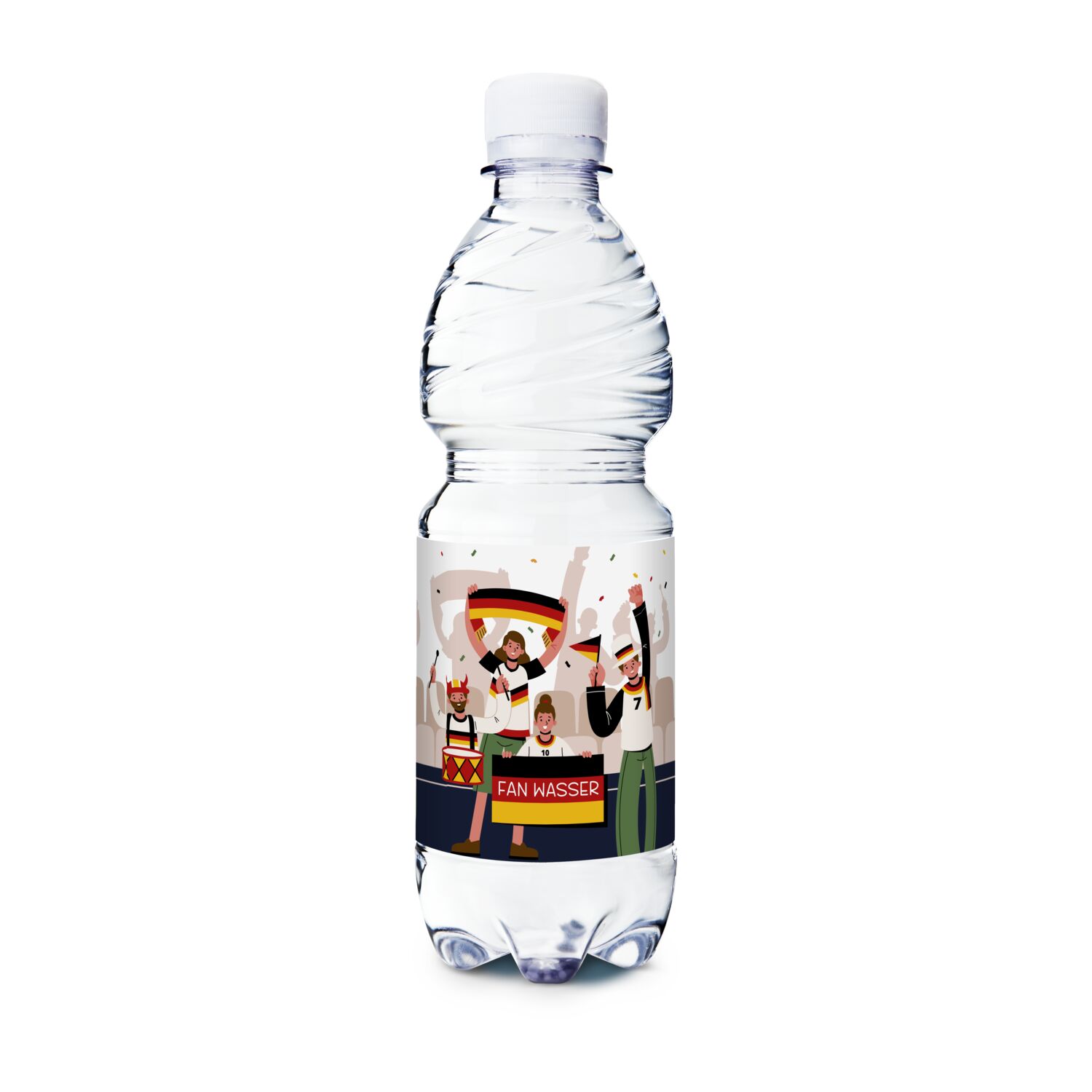 500 ml PromoWater - Mineralwasser, still - Folien-Etikett