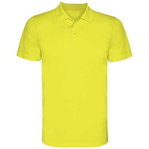 Monzha 150 g/m² Sport Poloshirt für Herren - fluorgelb / S