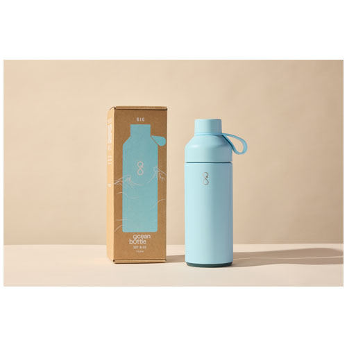 Big Ocean Bottle 1 L vakuumisolierte Flasche - himmelblau