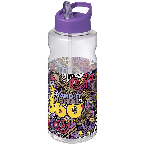 H2O Active® Big Base 1L Sportflasche mit Ausgussdeckel - lila