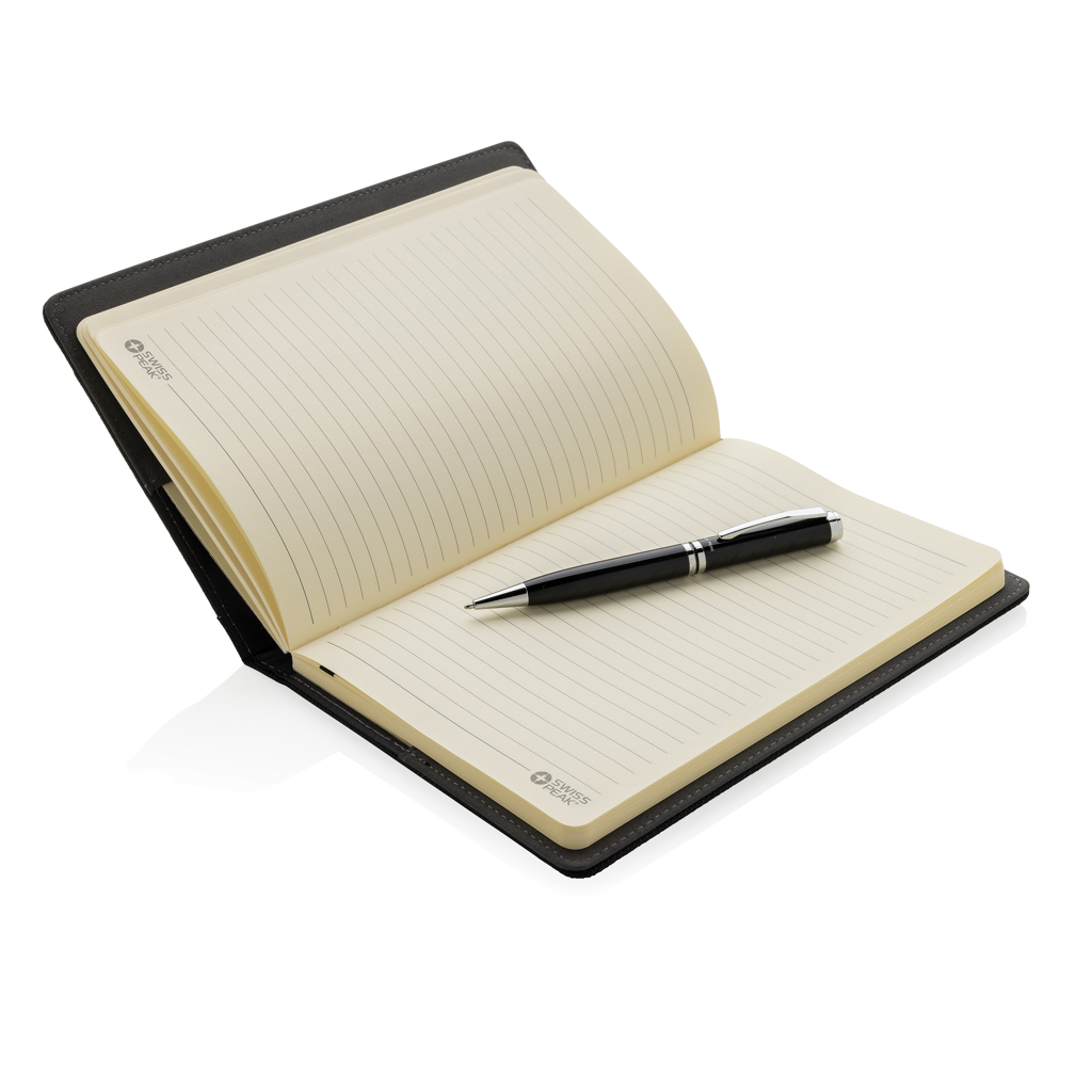 Notizbuch und Stift