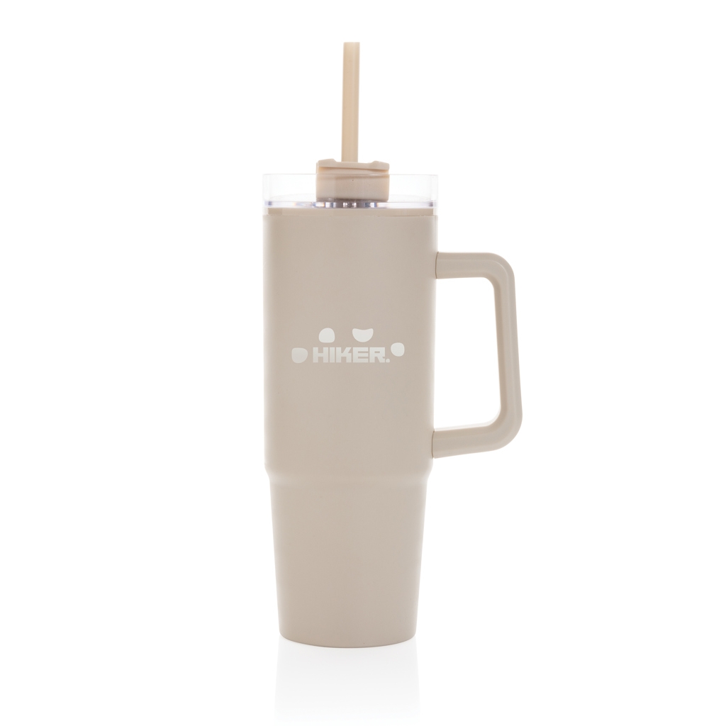 Tana Becher aus RCS recyceltem Kunststoff mit Griff 750ml