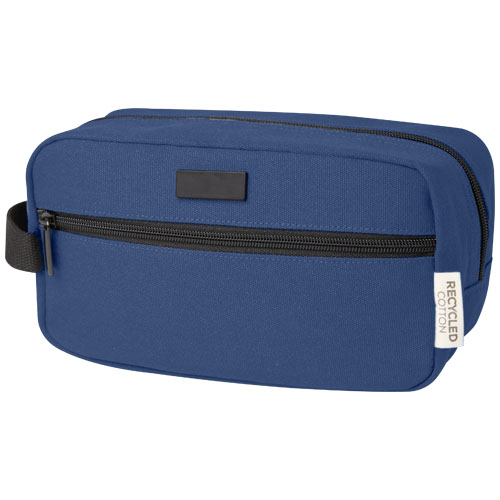 Joey Kosmetiktasche aus GRS recyceltem Canvas 3,5 L - navy