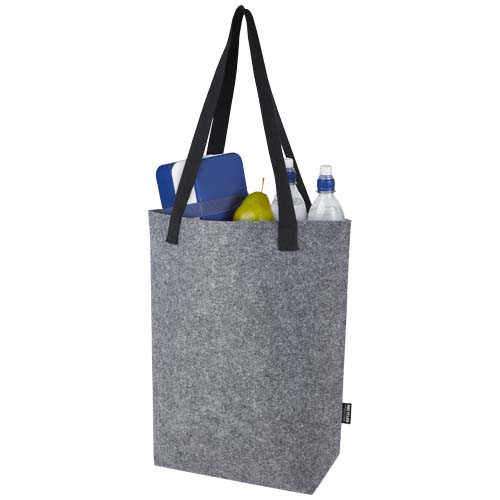 Felta Tragetasche aus GRS-recyceltem Filz mit breitem Boden 12 L