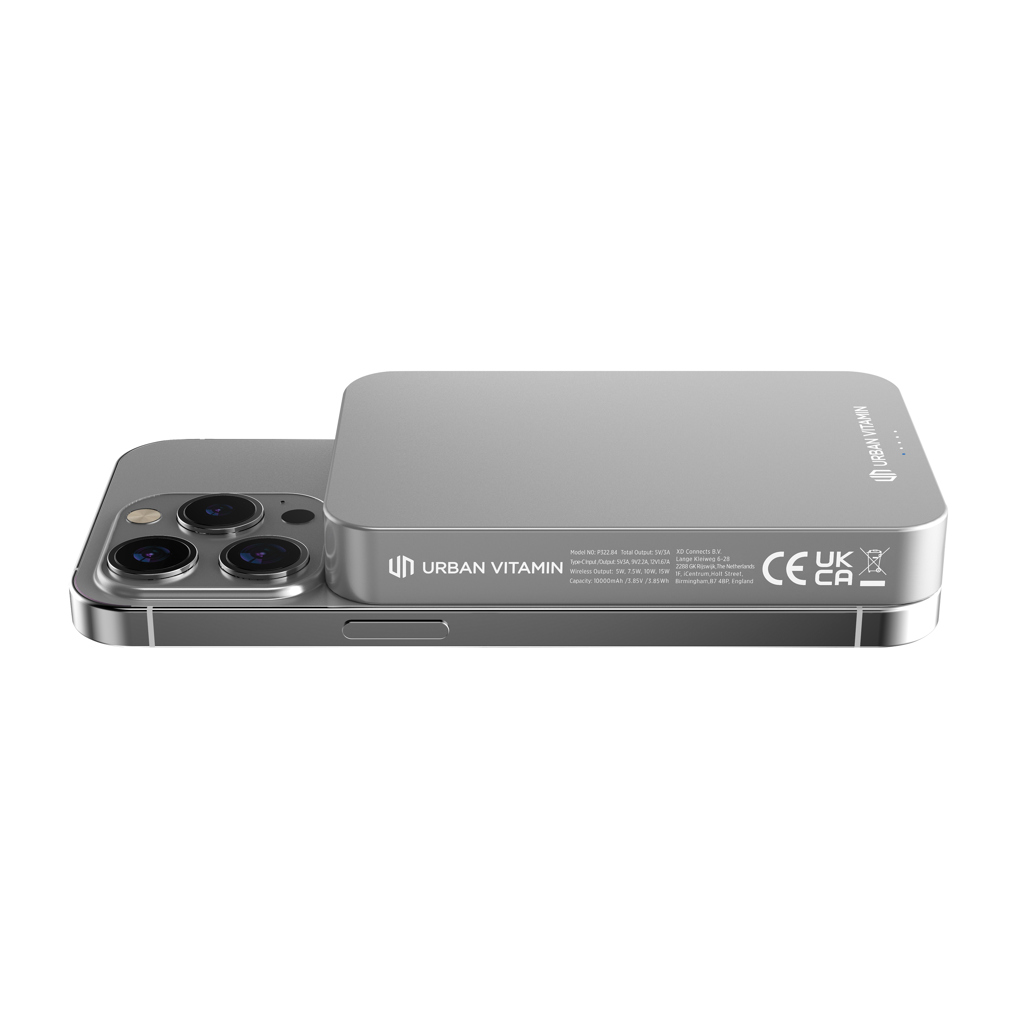 Urban Vitamin Compton 10000mAh Powerbank aus RCS Plastik/Alu