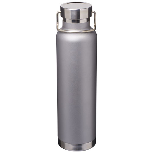 Thor 650 ml Kupfer-Vakuum Isoliersportflasche - grau