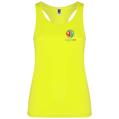 Schura 140 g/m² Sport Top für Damen - fluorgelb / S