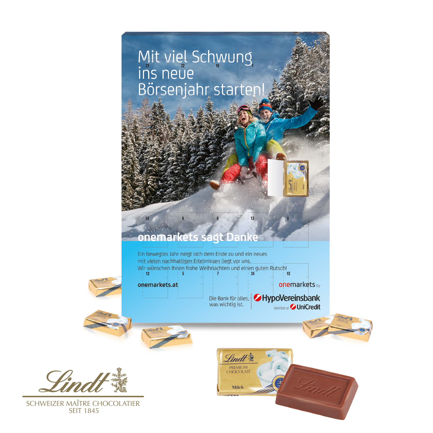 Wand-Adventskalender Lindt "Select Edition"