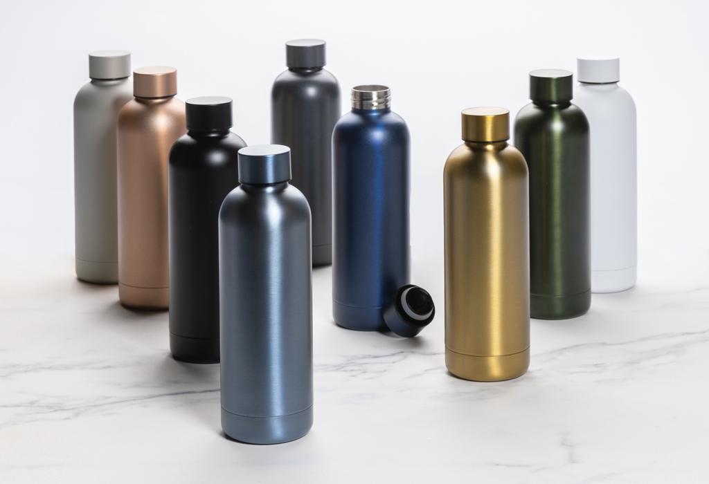 Impact Vakuumflasche aus RCS recyceltem Stainless-Steel