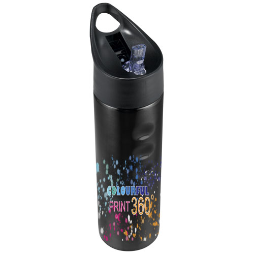 Trixie 750 ml Edelstahl Sportflasche - schwarz
