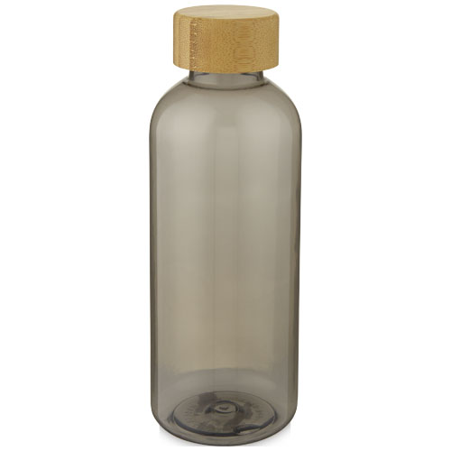 Ziggs 650 ml Sportflasche aus recyceltem Kunststoff - charcoal transparent