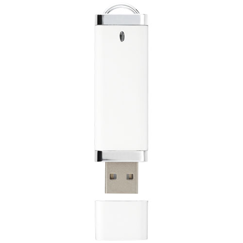 Flat 4 GB USB-Stick - weiss