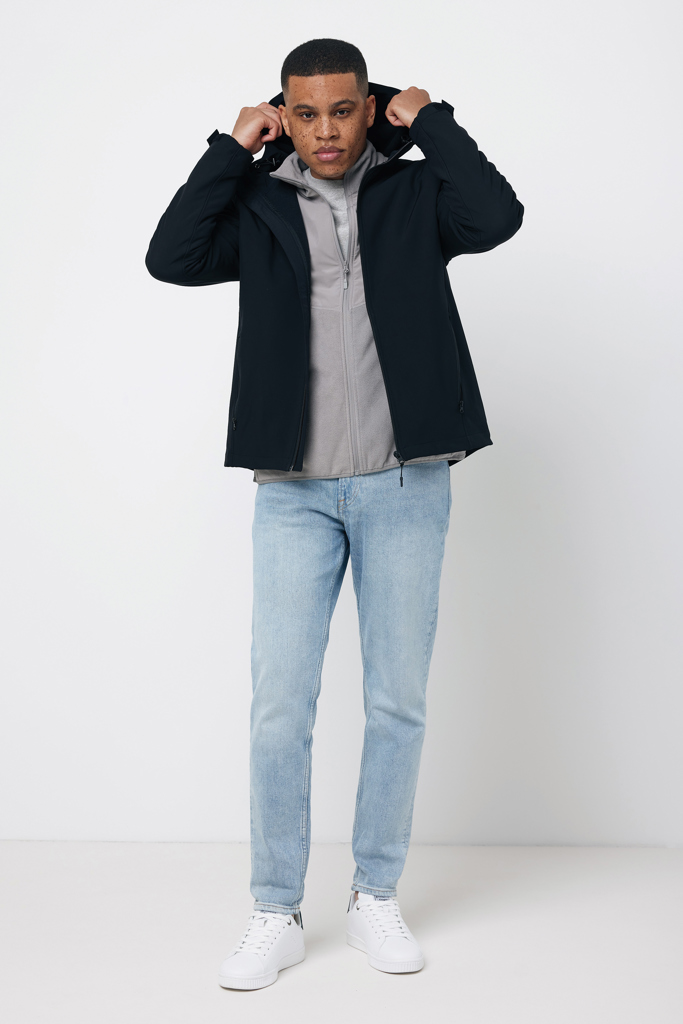 IQONIQ Makalu Herren Softshelljacke aus recyceltem Polyester