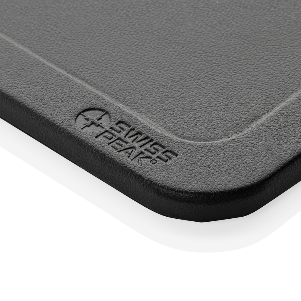 Swiss Peak 3-in-1- Wireless-Charging Desk-Tray aus RCS rPU