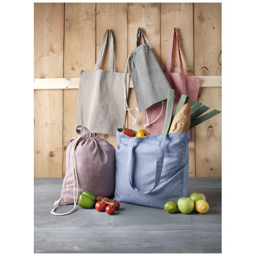 Pheebs 210 g/m² recycelte Tragetasche 7L - heather blau