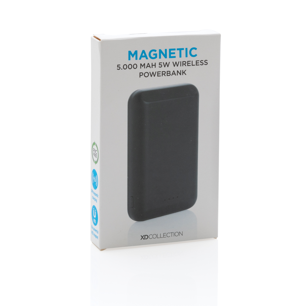 Magnetische 5.000 mAh Wireless Powerbank