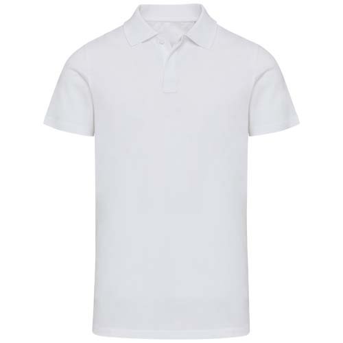 Graphite 180 g/m² Kurzärmeliges Poloshirt Bio Baumwolle (OCS), unisex - weiss / XS