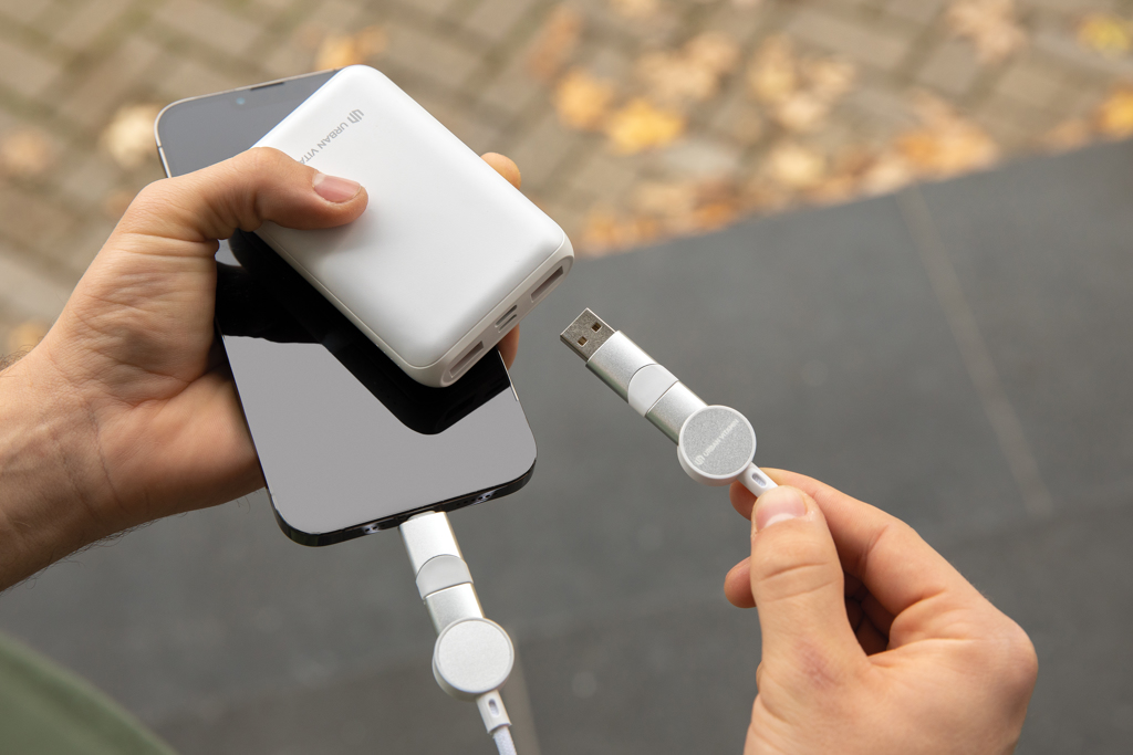 Oakland RCS rKunststoff 1,2m 6-in-1 Fast-Charging 45W Kabel