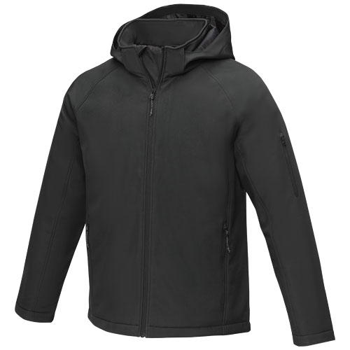 Notus wattierte Softshell Herrenjacke - schwarz / M