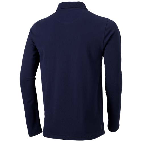 Calgary 180 g/m² Langarm Poloshirt für Herren - navy / XXL