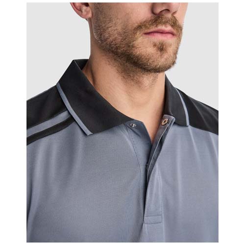 Samurai Kurzärmeliges Poloshirt mit antibakterieller Wirkung, 160 g/m2, unisex  - marineblau / royalblau / S