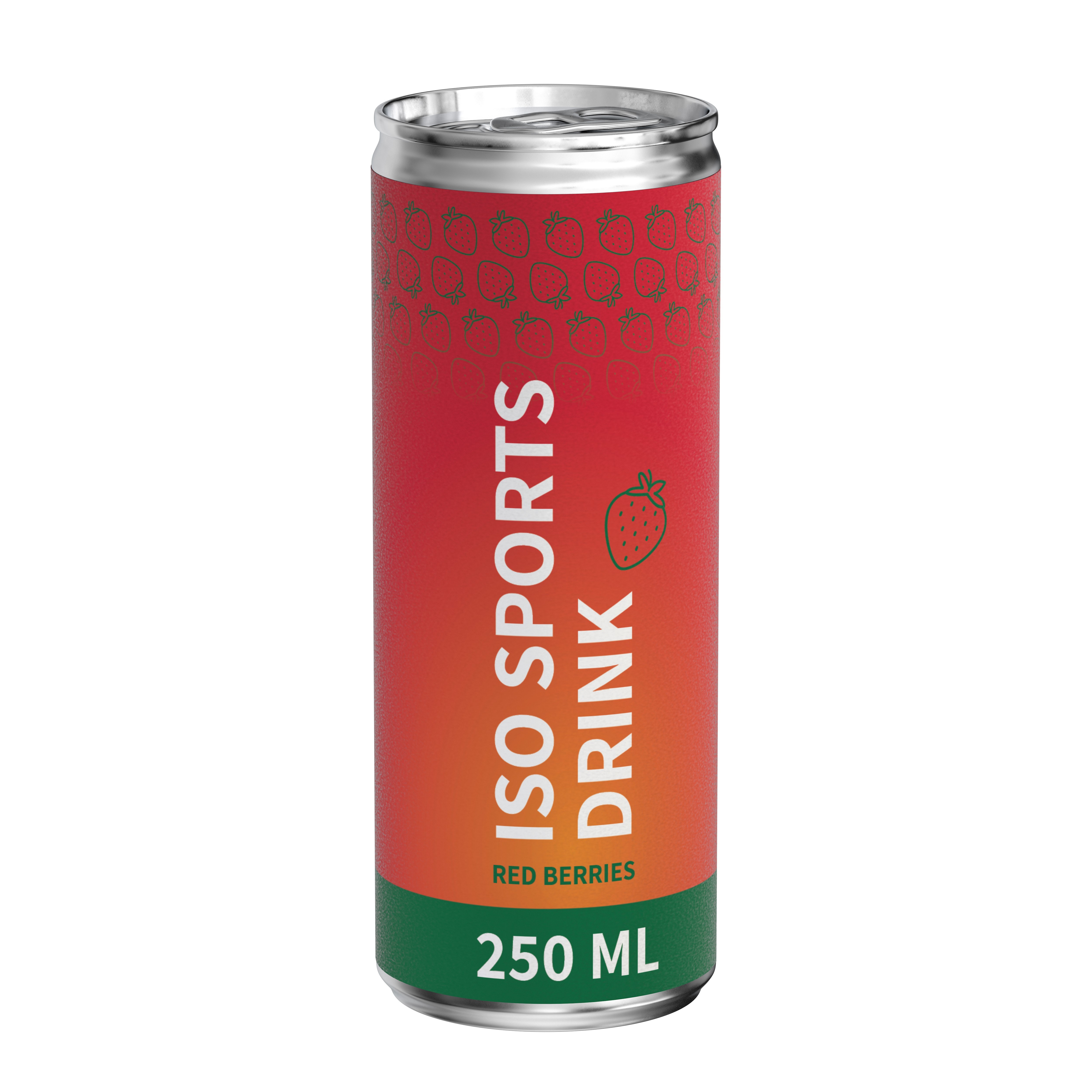 Iso Sports Drink Red Berries, Eco Label