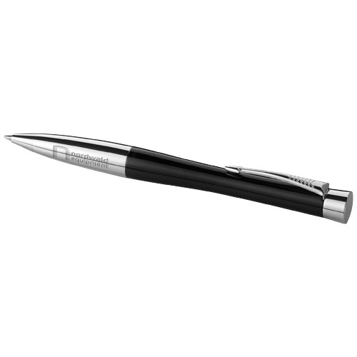 Parker Urban Kugelschreiber (blaue Mine) - schwarz / silber