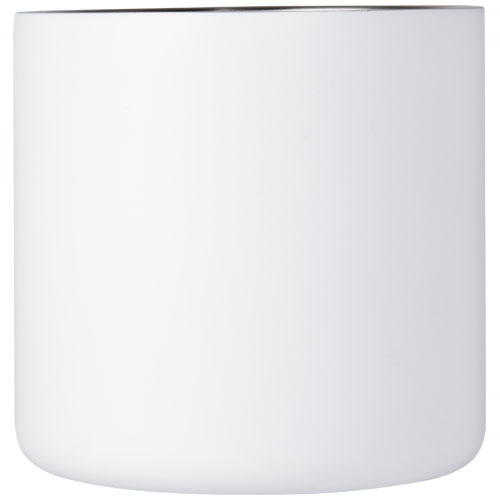 Bjorn RCS-zertifizierter Becher aus recyceltem Edelstahl mit Kupfer-Vakuumisolierung, 360 ml - weiss