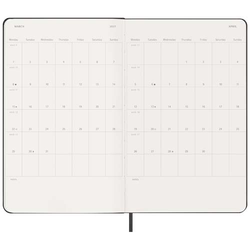 Moleskine Hardcover 12 Monate Wochenkalender L horizontal