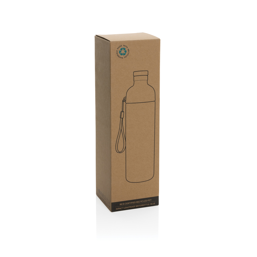 Impact auslaufsichere Wasserflasche aus RCS recyc. PET 600ml