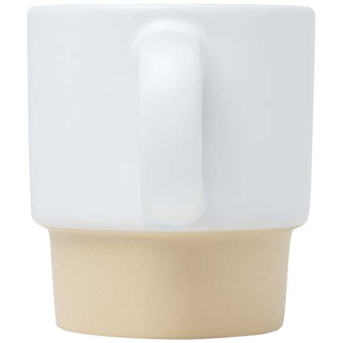 Olympia 130 ml stapelbarer Expresso Becher mit Tonboden - weiss