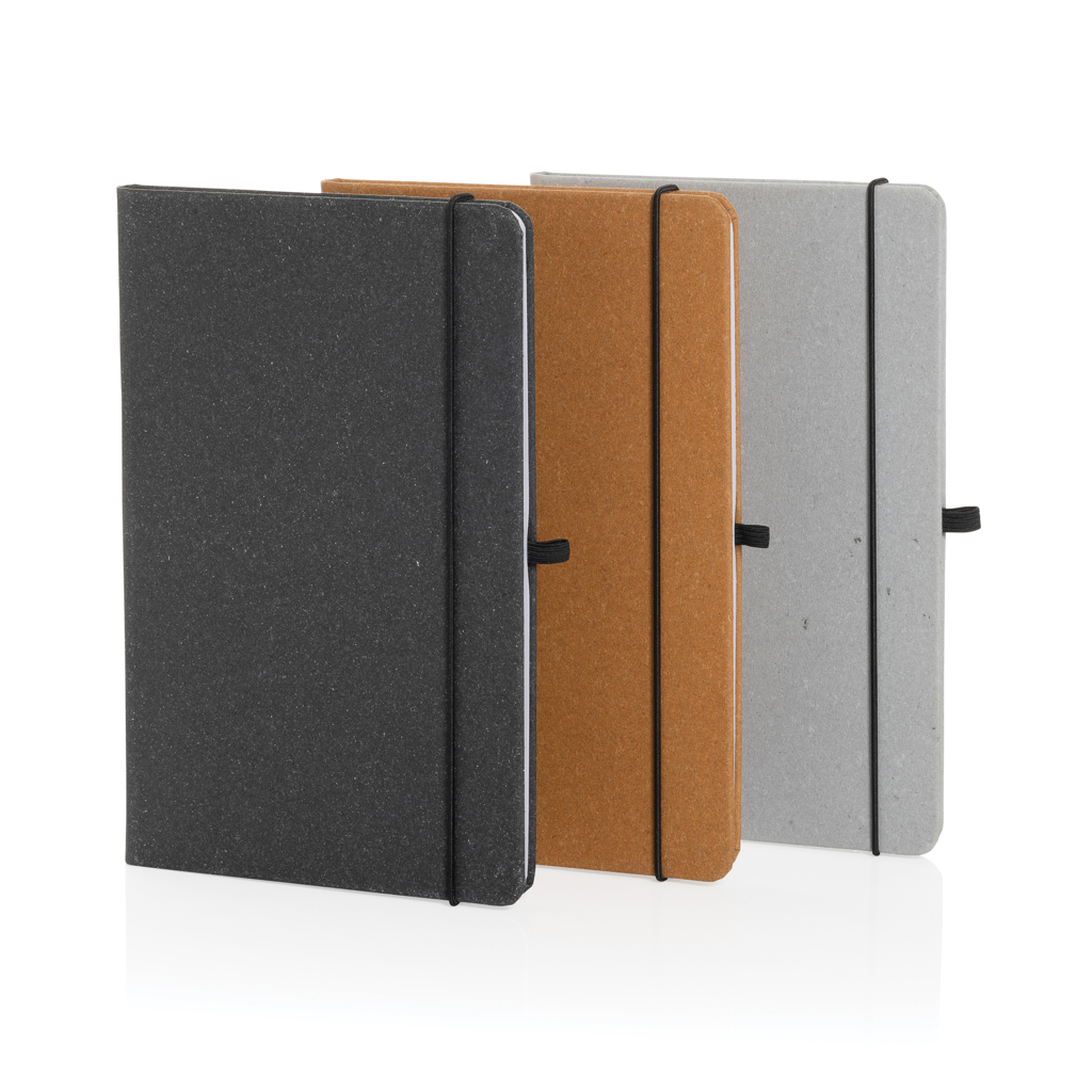 A5 Hardcover Notizbuch aus GRS recyceltem PU