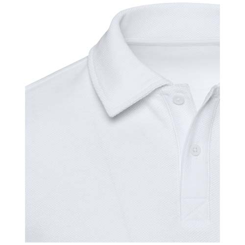 Apollo 245 g/m² Langarm Poloshirt Unisex - weiss / XS