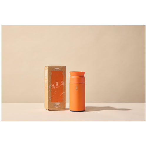 Ocean Bottle 350 ml Brew Flask - sonnenorange