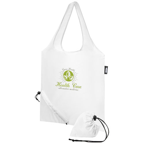 Sabia faltbare RPET Tragetasche 7L - weiss
