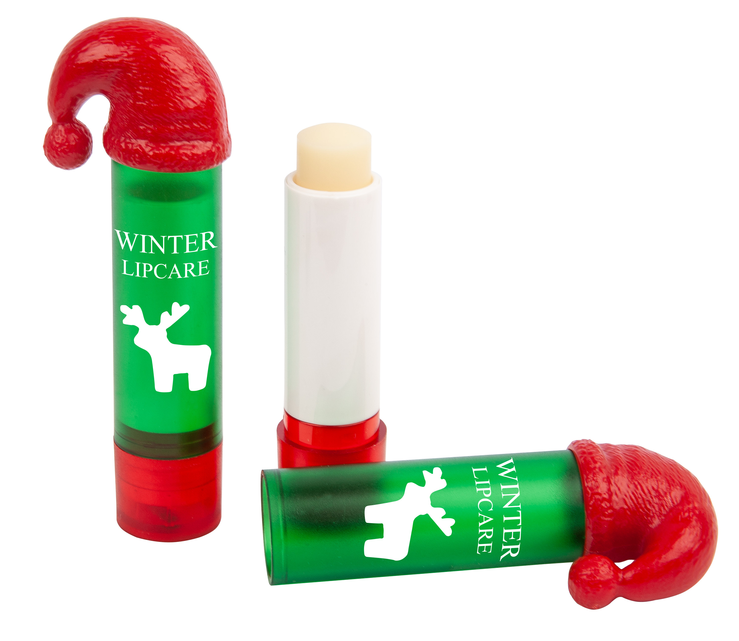 Lippenpflegestift "LipNic"  mit Nikolausmütze