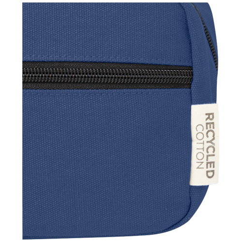 Joey Kosmetiktasche aus GRS recyceltem Canvas 3,5 L - navy