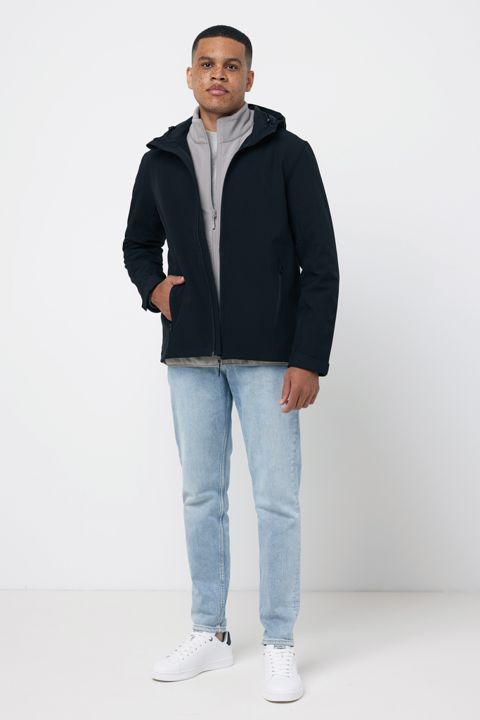 IQONIQ Makalu Herren Softshelljacke aus recyceltem Polyester