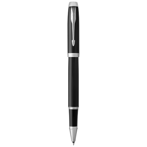 Parker IM Tintenroller (schwarze Mine) - schwarz / chrom