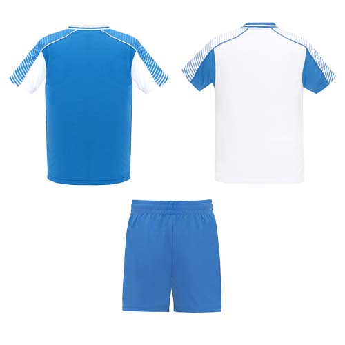 Juve 140 g/m² Sport-Set für Kinder - weiss / royalblau / 4