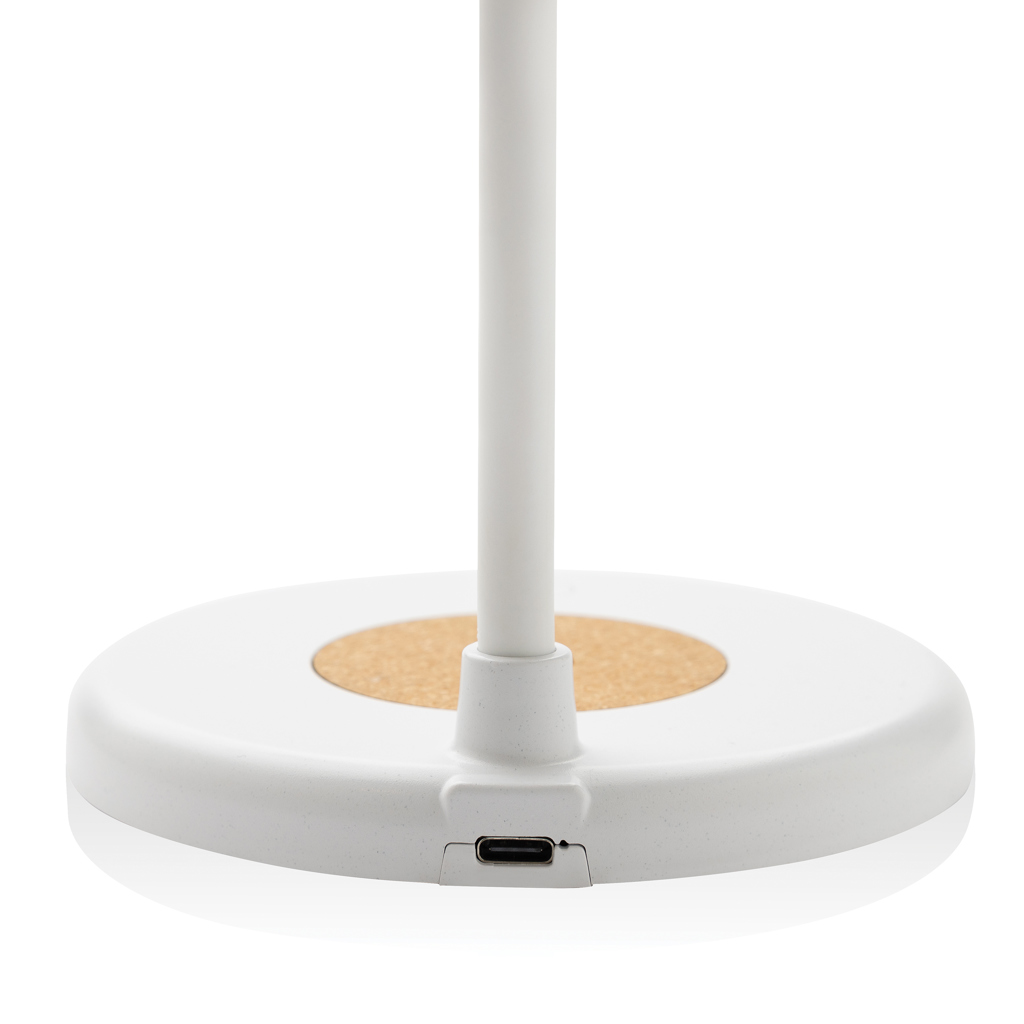Zenara 15W Schreibtischlampe aus RCS rec. Plastik & Kork