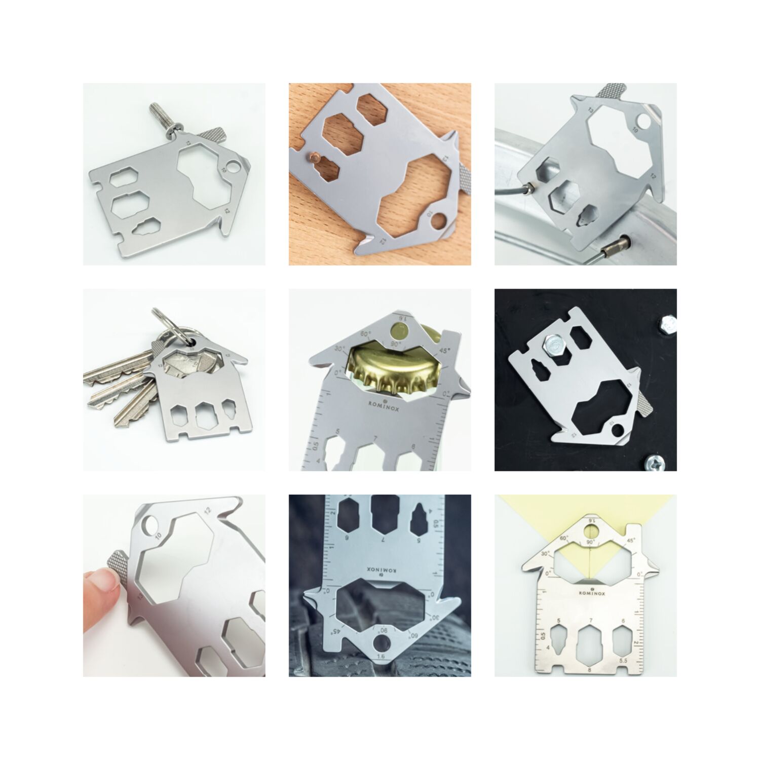 ROMINOX® Key Tool // House - 21 Funktionen