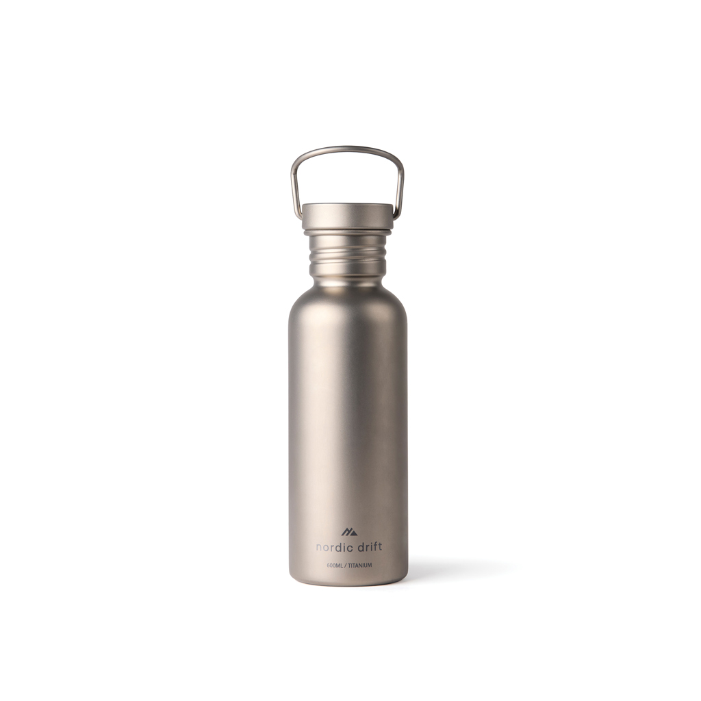 Nordic Drift Trail Ultraleichte Titan-Wasserflasche 600ml