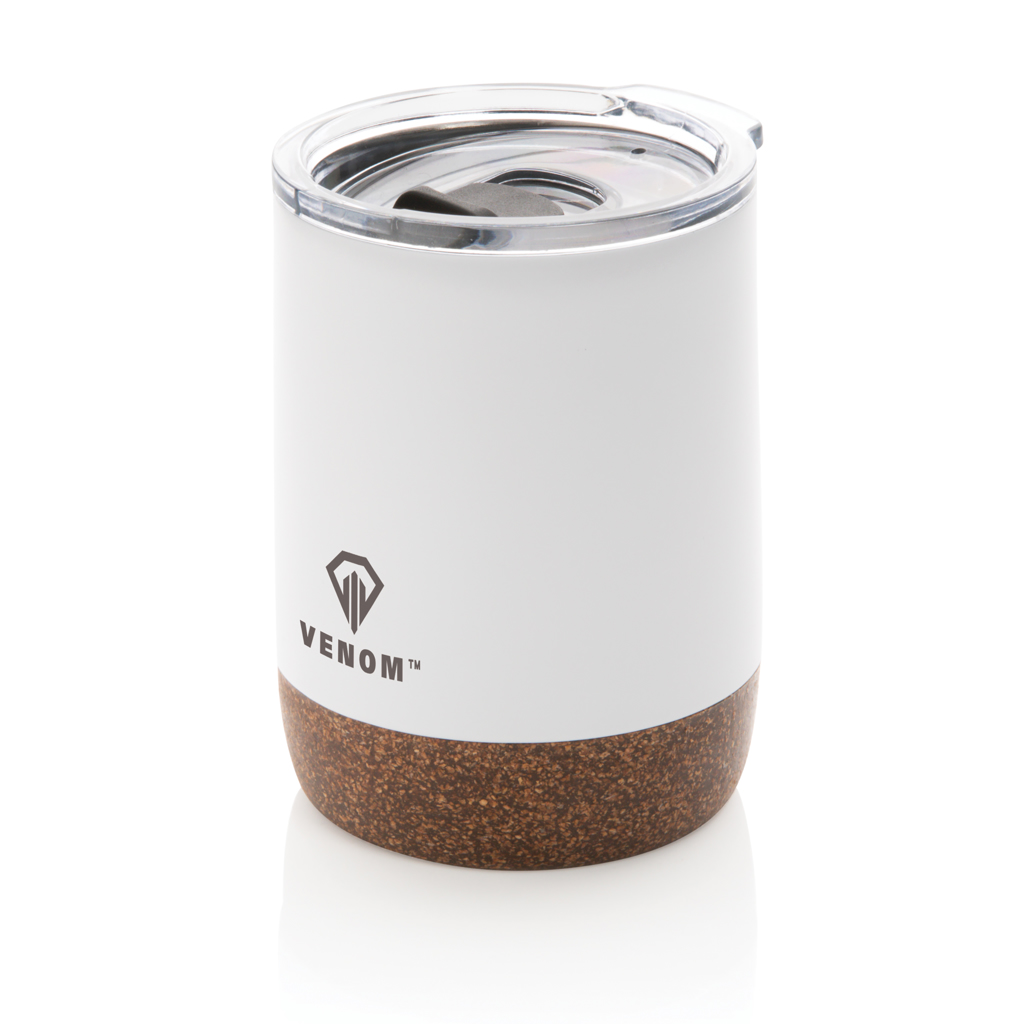 Kleine Vakuum-Kaffeetasse aus RCS rSteel & Kork
