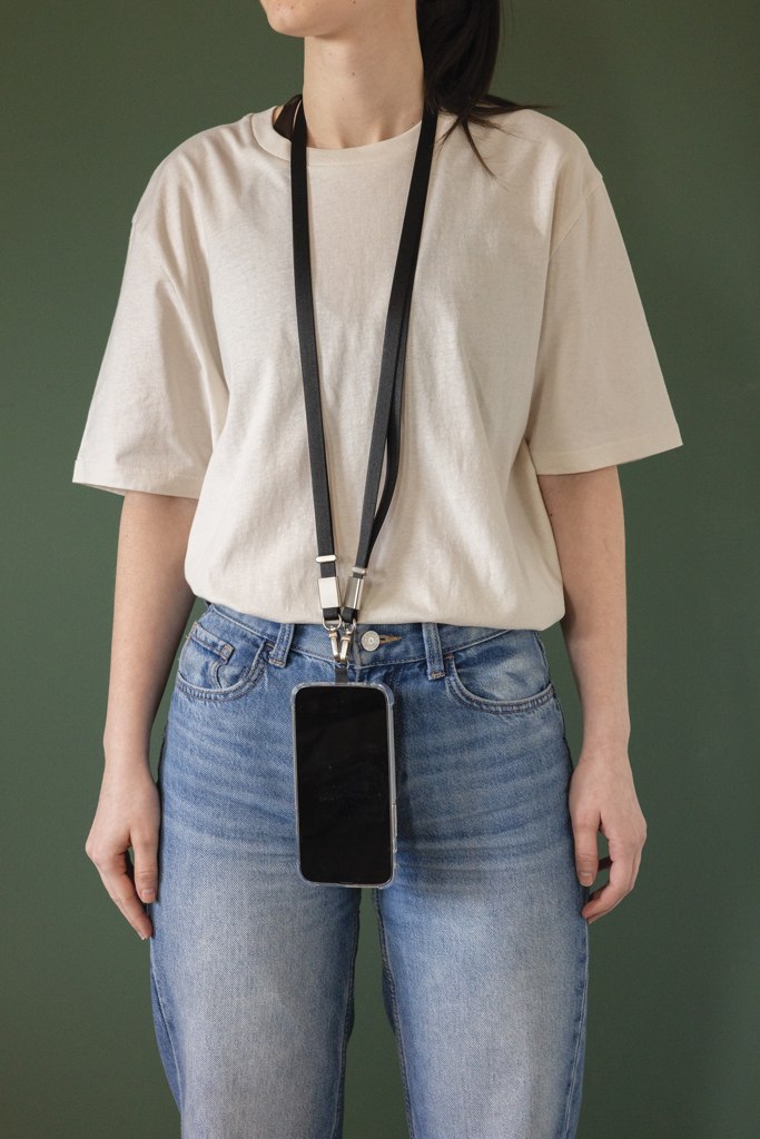 Nivo Crossbody-Handyband aus RCS recyceltem PET