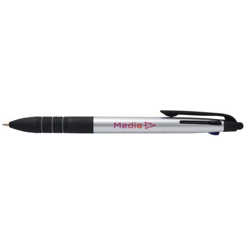 Trine 3-Farben RCS recycelter Kugelschreiber mit Stylus