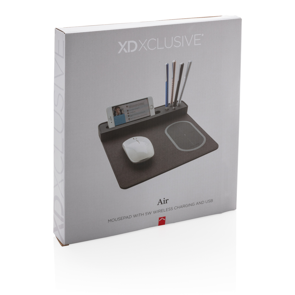 Air Mousepad mit 5W Wireless Charger und USB