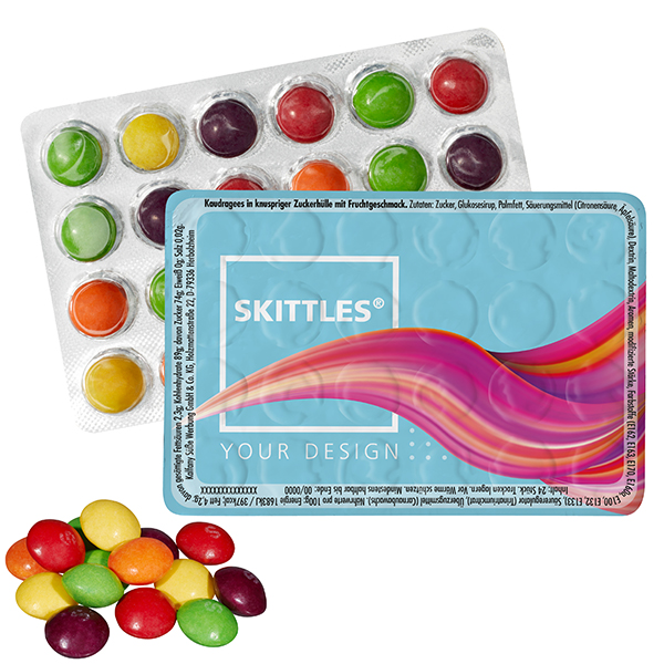 Kleinster Eventkalender mit Skittles