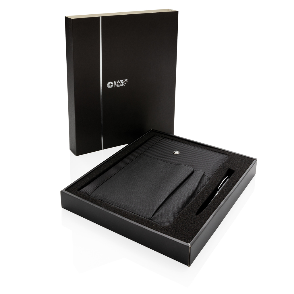 Notizbuch und Stift