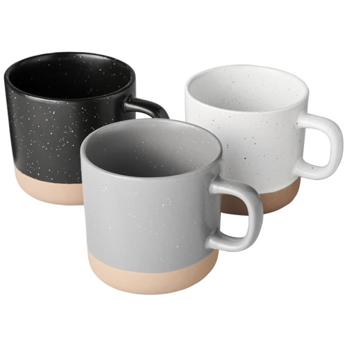 Pascal 360 ml Keramikbecher - schwarz